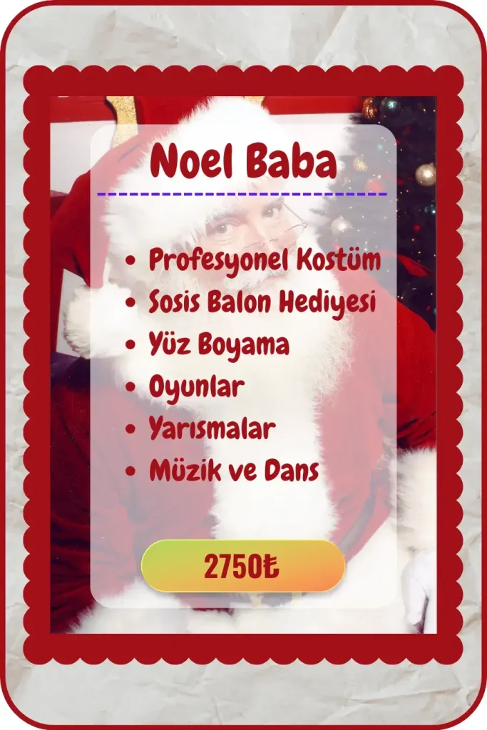 Noel Baba Kiralama